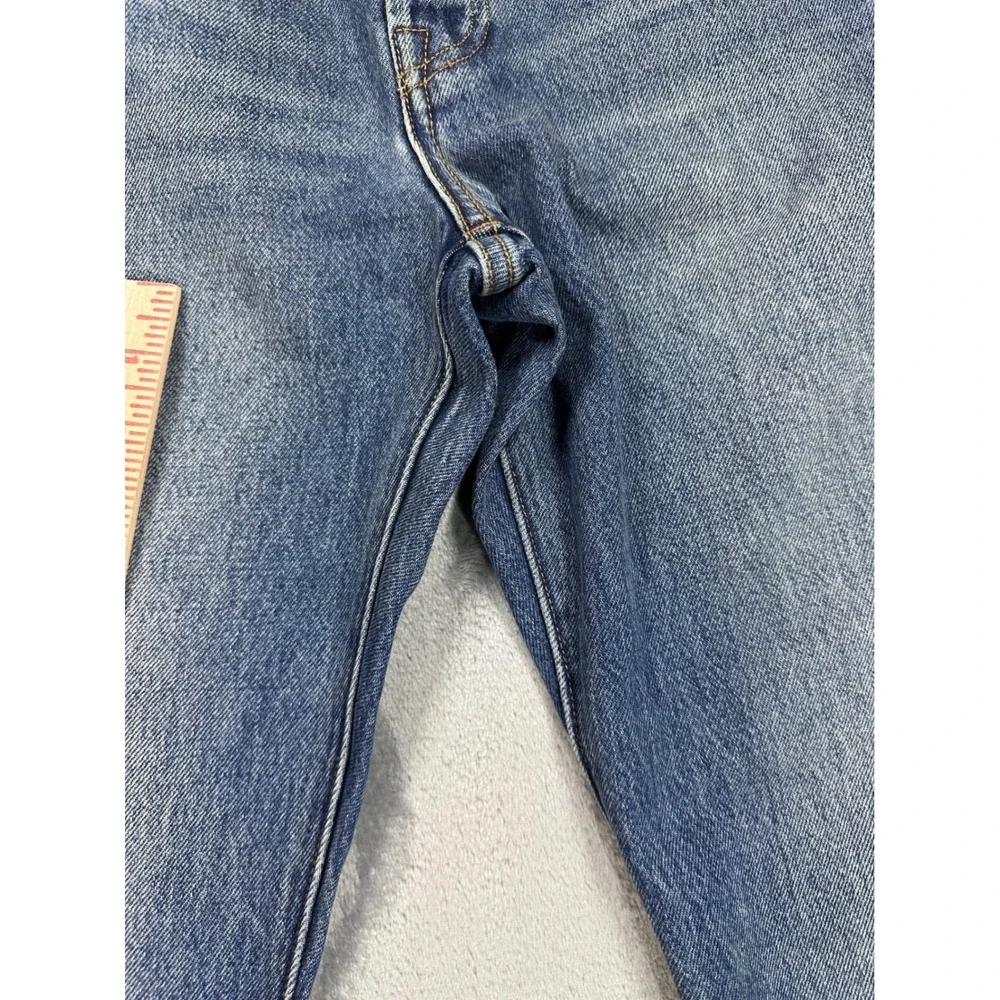 Levis 501 90s Selvedge Denim Jeans Womens 28x30 Blue Straight Leg A1959-0063 NWT - Picture 3 of 16